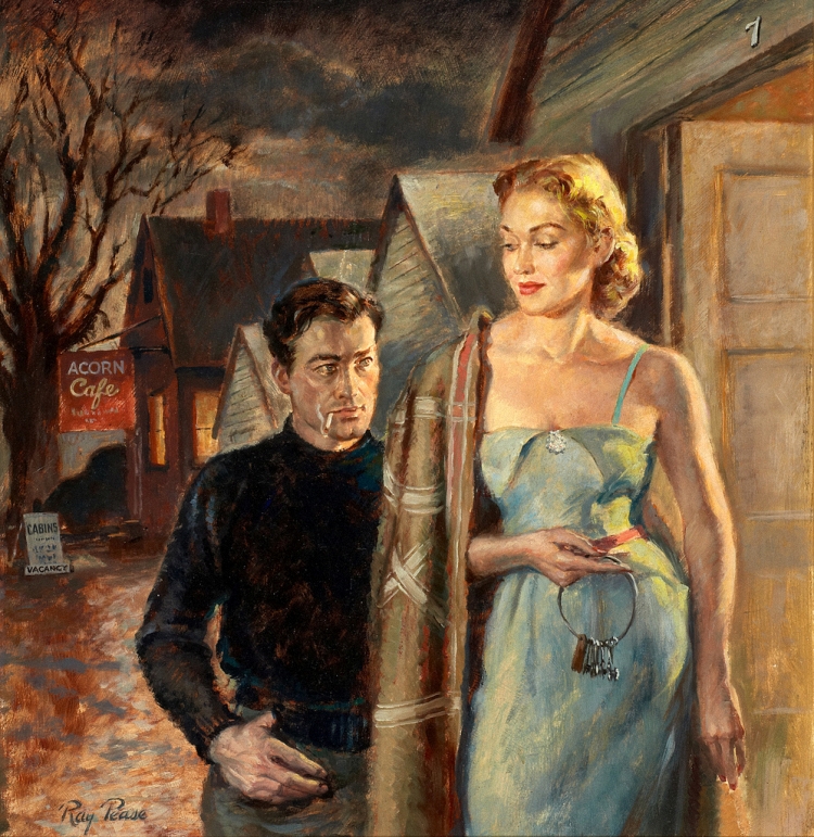 Where Town Begins, Illustration by Raymond Pease, 1952